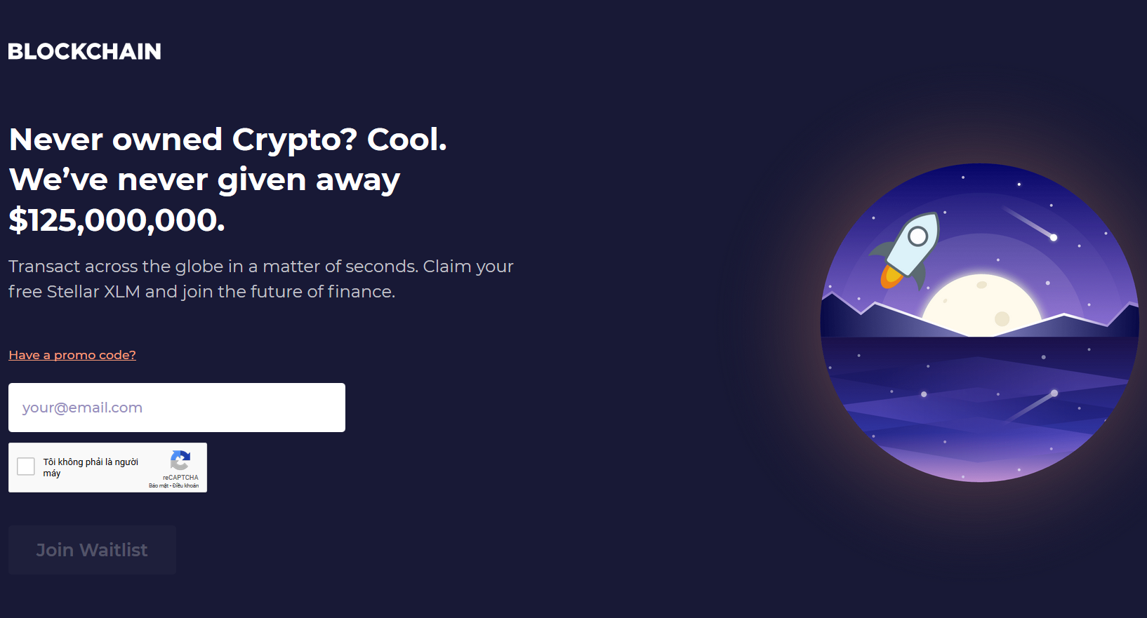 Blockchain.com chính thức hỗ trợ Stellar, tặng 25$ miễn phí